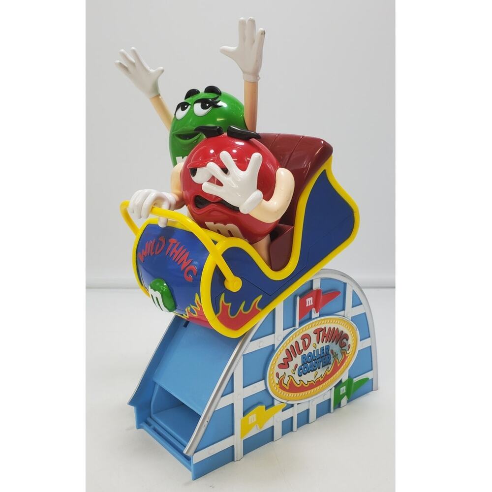Wild Thing Roller Coaster M&M Mars Collectibles Chocolate Candy Dispenser